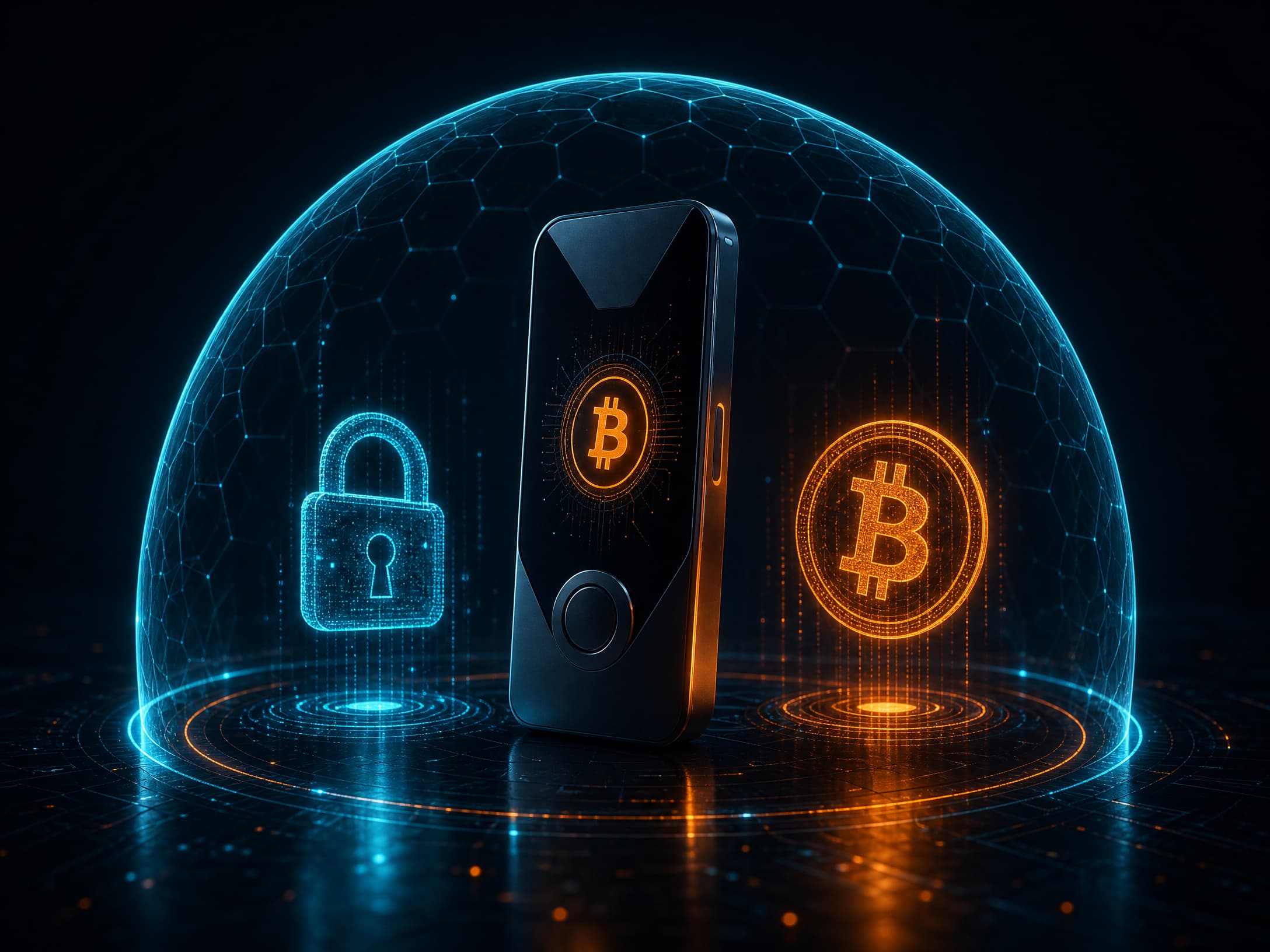 Secure digital wallet representing responsible crypto-market education
